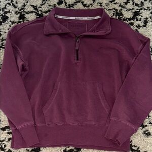 Maurices Women’s Plum Zip-Up Sweater